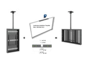 Multibrackets M Pro 46" High Brightness Ceiling Digital Signage Enclosure - Black | 7340234810383