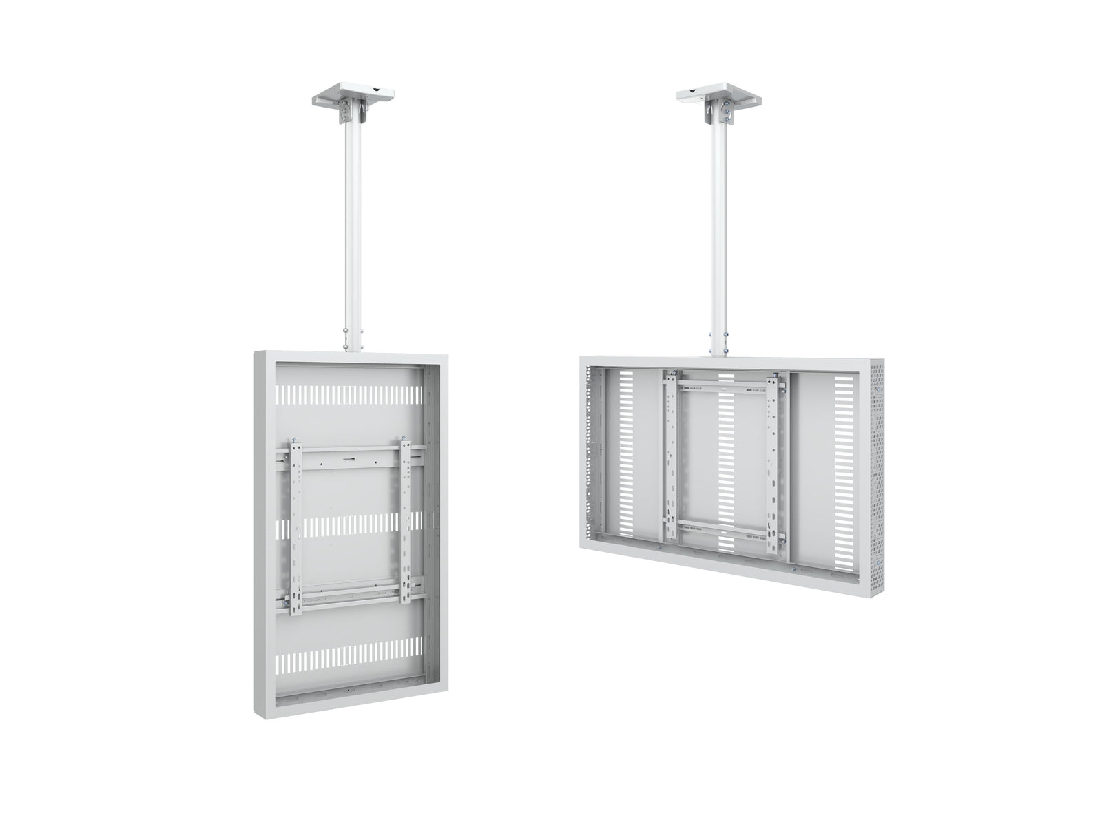 Multibrackets M Pro 46" High Brightness Ceiling Digital Signage Enclosure - White | 7340234810390