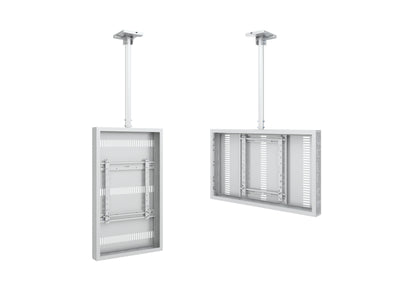 Multibrackets M Pro 46" High Brightness Ceiling Digital Signage Enclosure - White | 7340234810390 Ceiling Mount Bracket Multibrackets