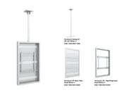 Multibrackets M Pro 46" High Brightness Ceiling Digital Signage Enclosure - White | 7340234810390