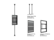 Multibrackets M Pro 46" High Brightness Floor-to-Ceiling Digital Signage Enclosure | 7340234810406