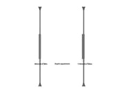 Multibrackets M Pro 46" High Brightness Floor-to-Ceiling Digital Signage Enclosure | 7340234810406