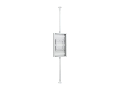 Multibrackets M Pro 46" High Brightness Floor-to-Ceiling Signage Enclosure - White | 7340234810413 Floor to Ceiling Display Mount Multibrackets