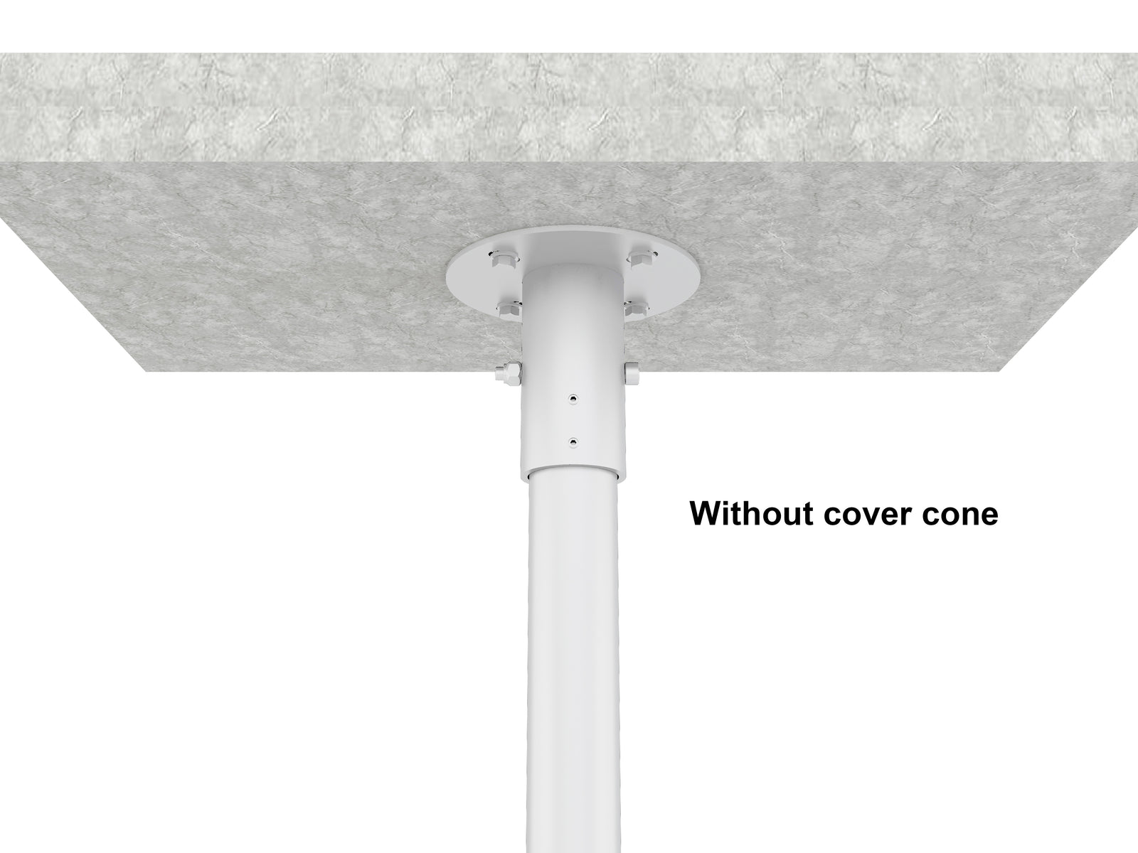 Multibrackets M Pro 46" High Brightness Floor-to-Ceiling Signage Enclosure - White | 7340234810413
