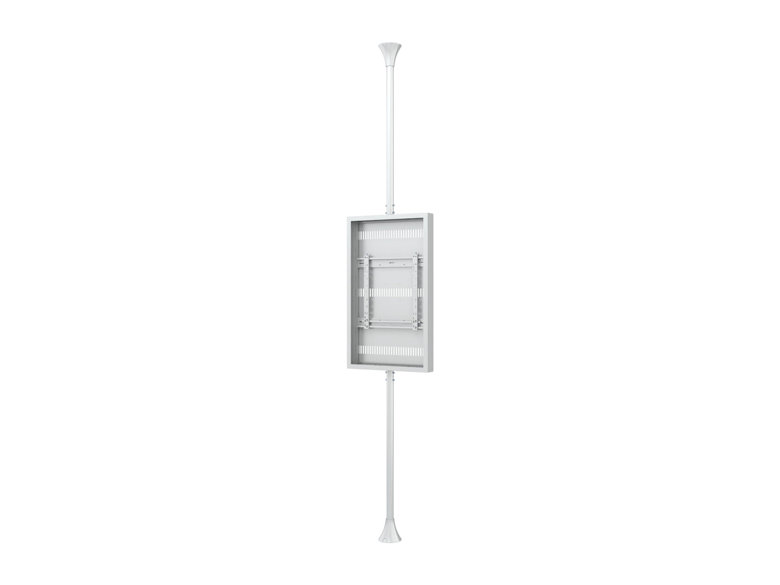 Multibrackets M Pro 46" High Brightness Floor-to-Ceiling Signage Enclosure - White | 7340234810413