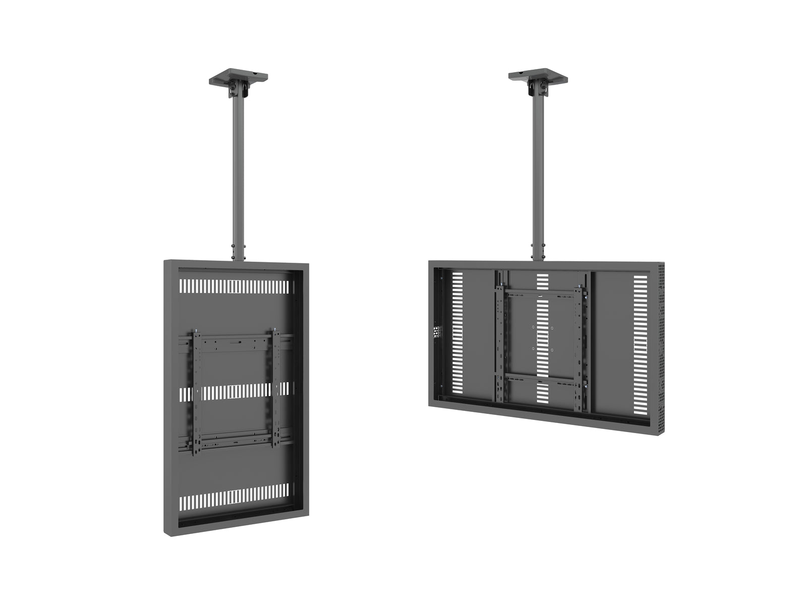 Multibrackets M Pro 49" Ceiling Digital Signage Enclosure - Black | 7340234811342
