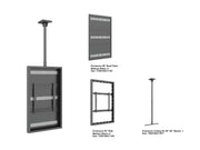 Multibrackets M Pro 49" Ceiling Digital Signage Enclosure - Black | 7340234811342