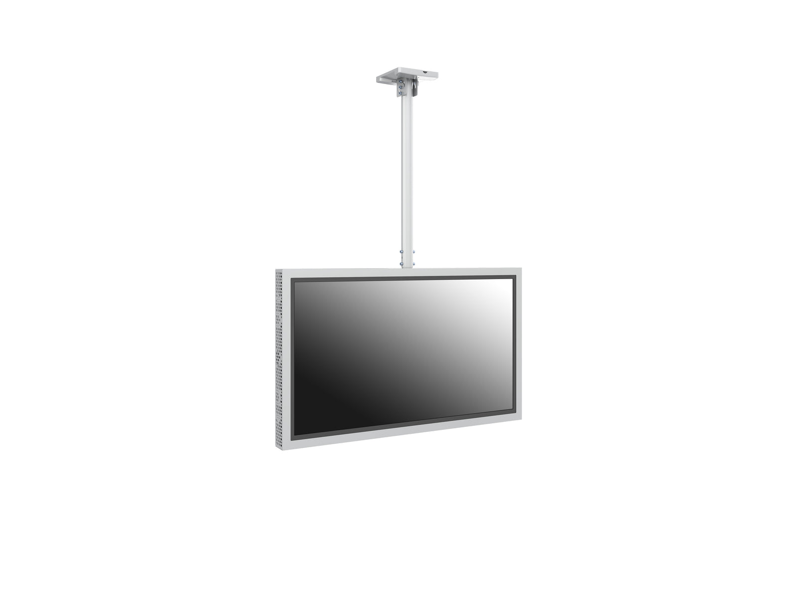 Multibrackets M Pro 49" Ceiling Mount Digital Signage Enclosure – White | 7340234811359 Signage Display Enclosures Multibrackets