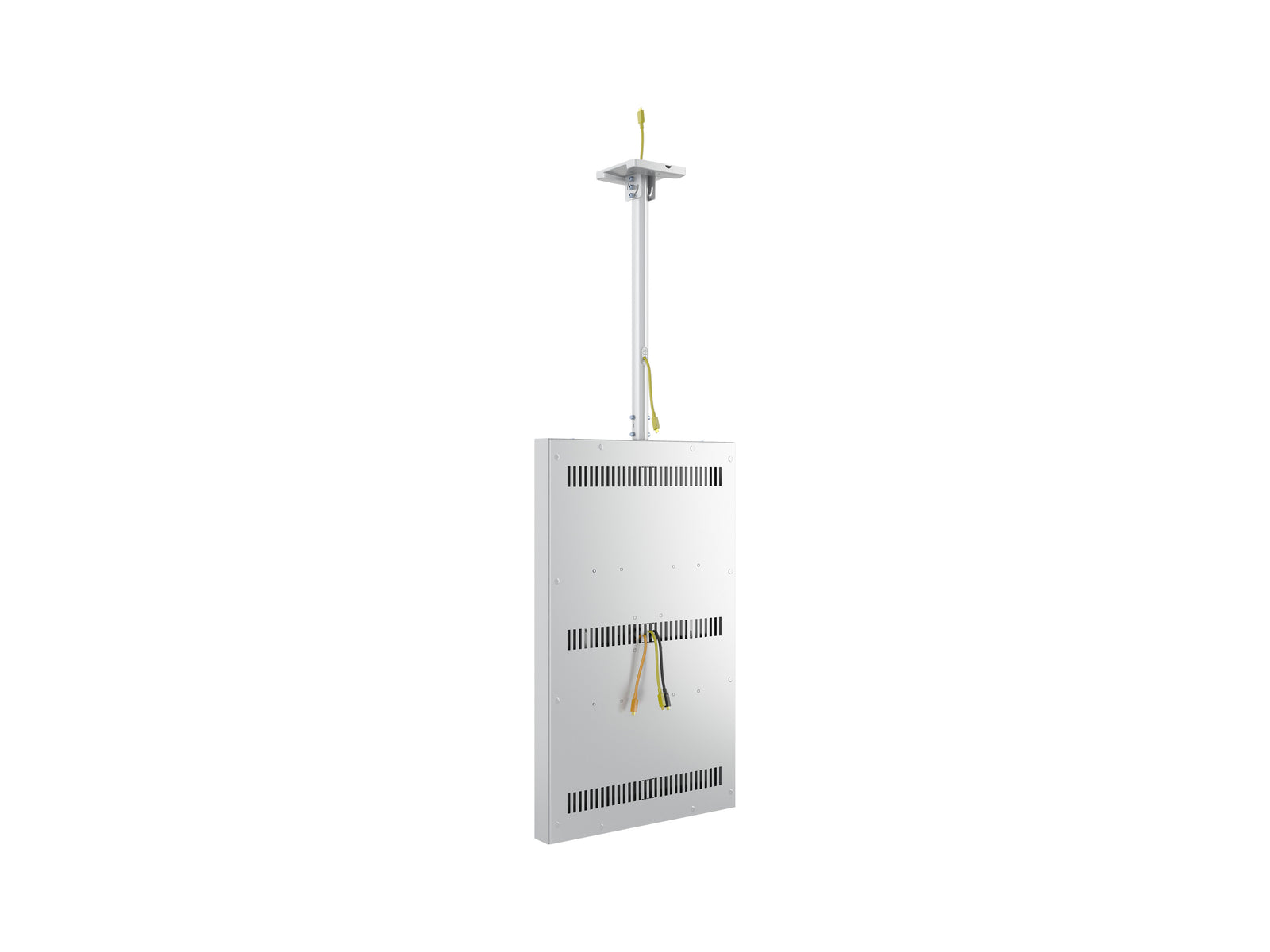 Multibrackets M Pro 49" Ceiling Mount Digital Signage Enclosure – White | 7340234811359 Signage Display Enclosures Multibrackets