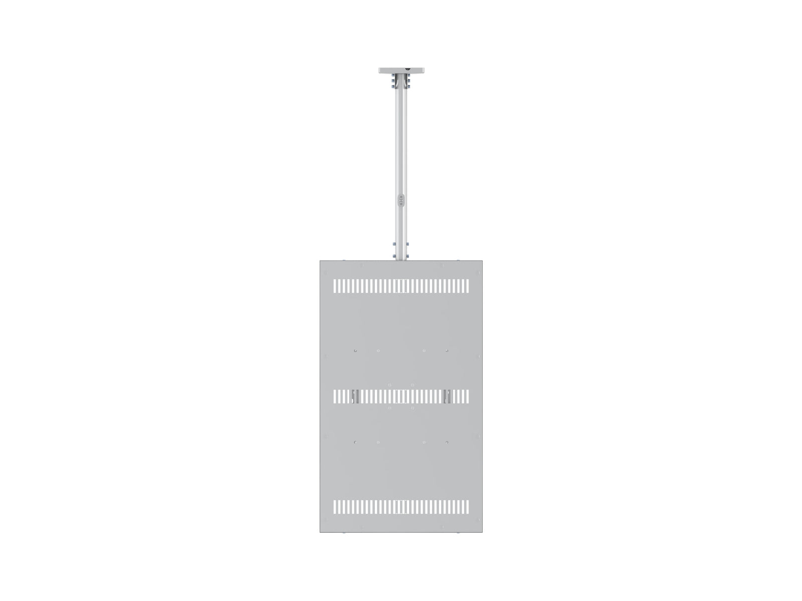 Multibrackets M Pro 49" Ceiling Mount Digital Signage Enclosure – White | 7340234811359 Signage Display Enclosures Multibrackets