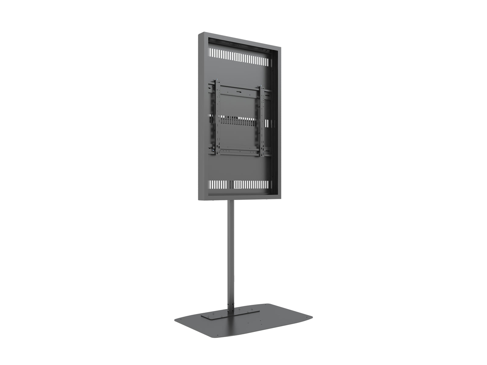 Multibrackets M Pro 49" Single Pole Digital Signage Enclosure with Floorbase | 7350105219788