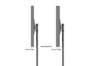 Multibrackets M Pro 49" Single Pole Digital Signage Enclosure with Floorbase | 7350105219788