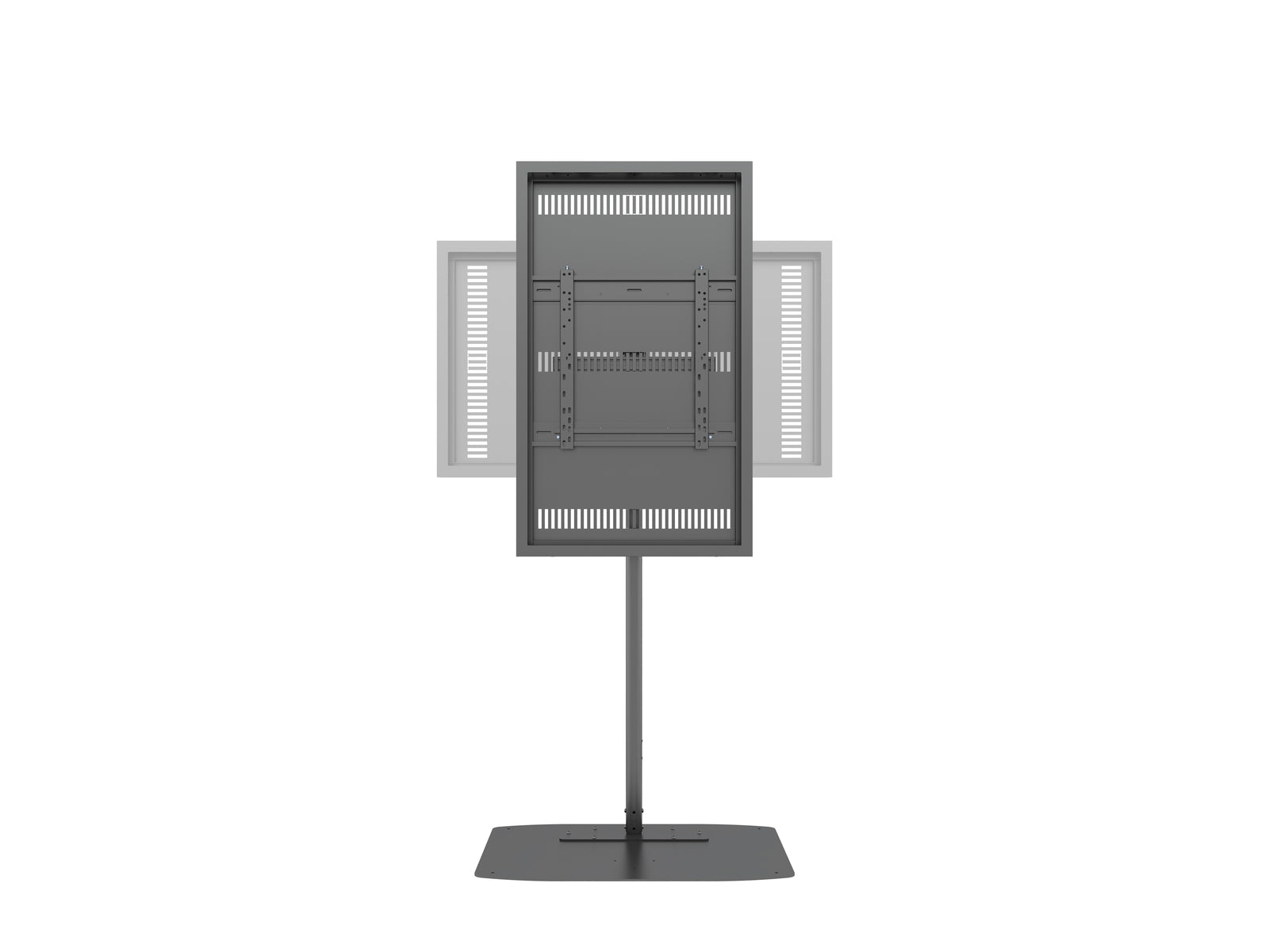 Multibrackets M Pro 49" Single Pole Digital Signage Enclosure with Floorbase | 7350105219788