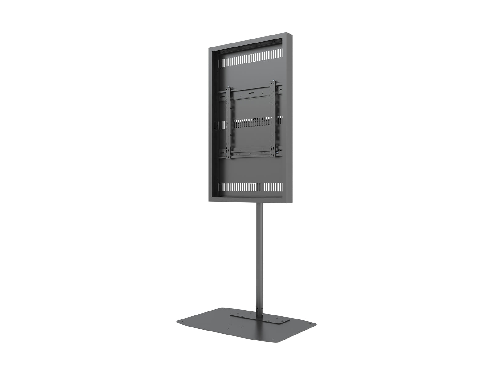 Multibrackets M Pro 49" Single Pole Digital Signage Enclosure with Floorbase | 7350105219788