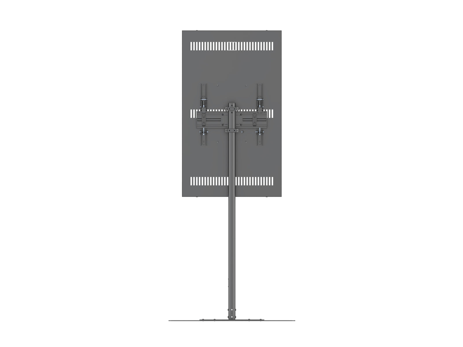 Multibrackets M Pro 49" Single Pole Digital Signage Enclosure with Floorbase | 7350105219788