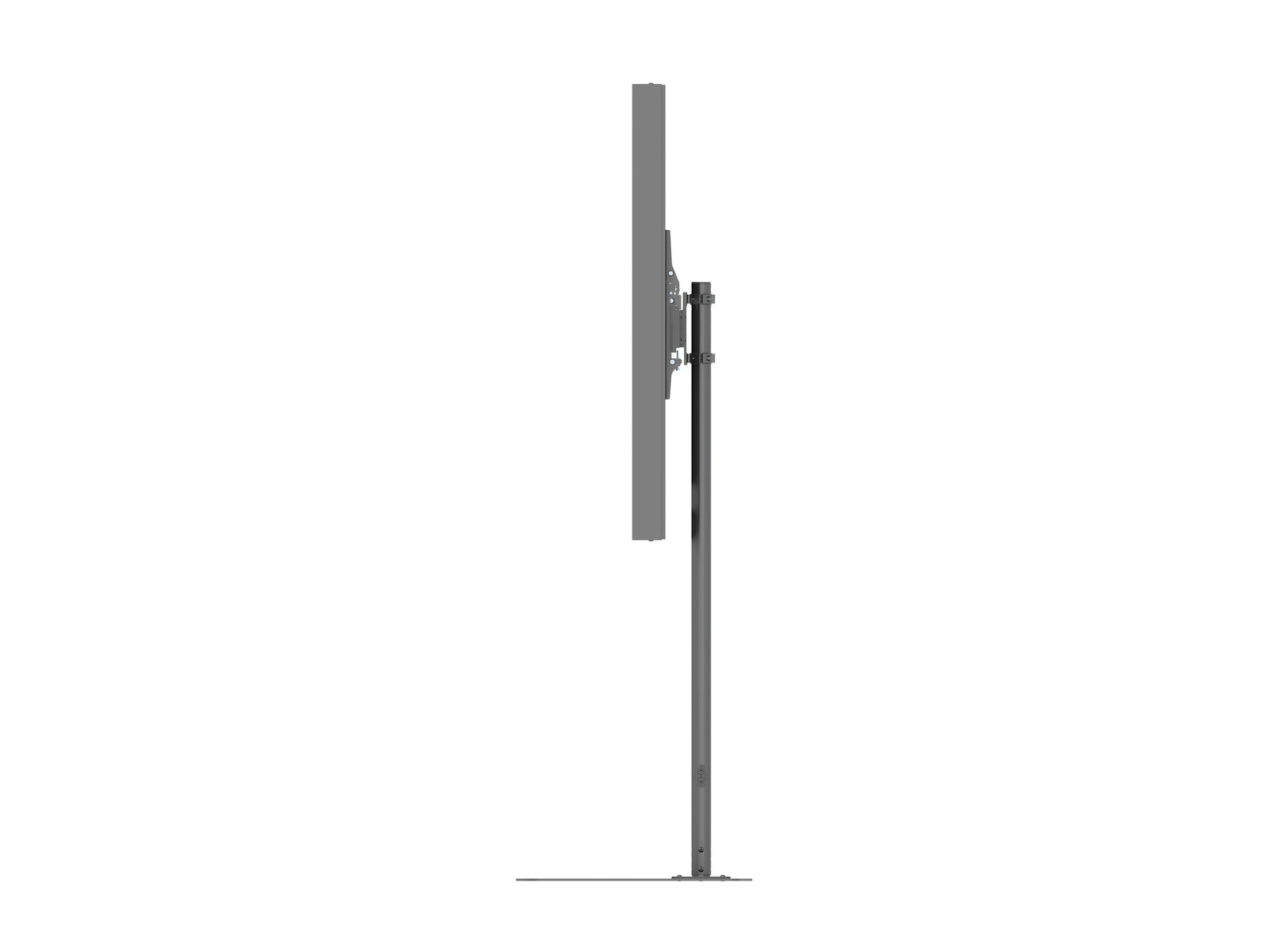Multibrackets M Pro 49" Single Pole Digital Signage Enclosure with Floorbase | 7350105219788