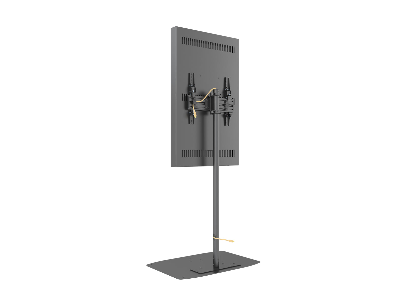 Multibrackets M Pro 49" Single Pole Digital Signage Enclosure with Floorbase | 7350105219788