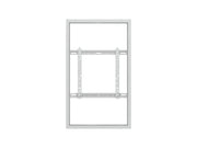 Multibrackets M Pro 49" Wall Medium Digital Signage Enclosure - White | 7350022738799 Signage Display Enclosures Multibrackets