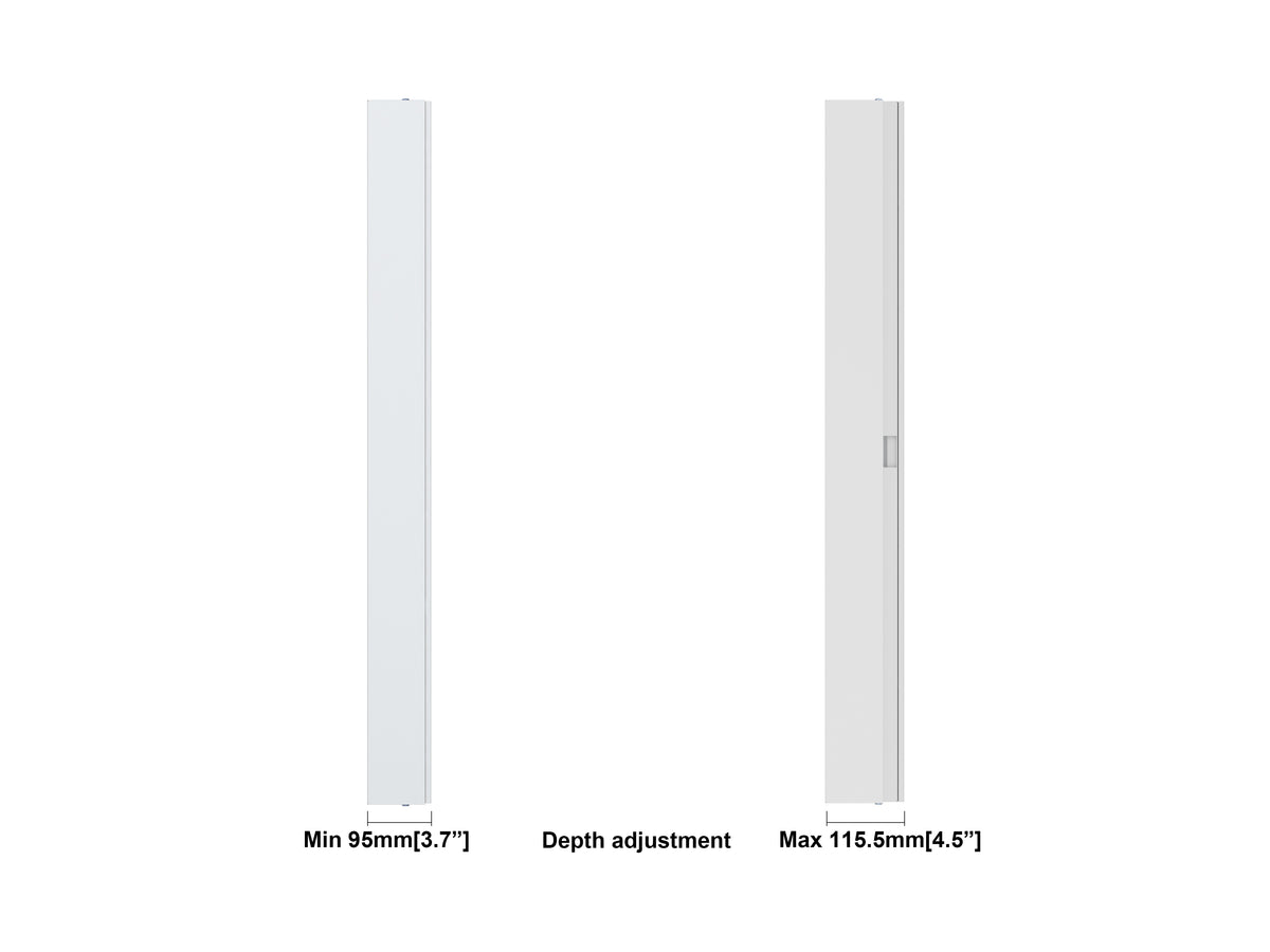 Multibrackets M Pro 49" Wall Medium Digital Signage Enclosure - White | 7350022738799 Signage Display Enclosures Multibrackets