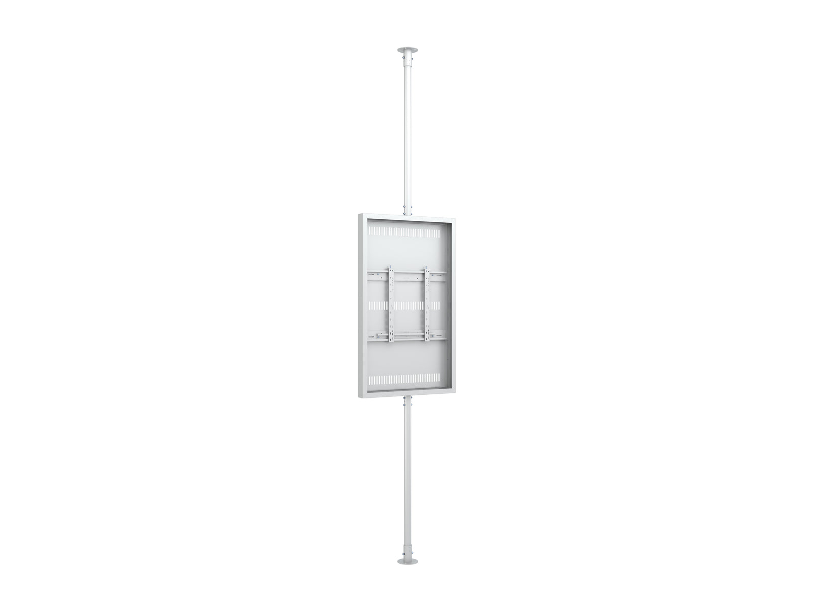 Multibrackets M Pro 55" Floor-to-Ceiling Digital Signage Enclosure - White | 7350105213113
