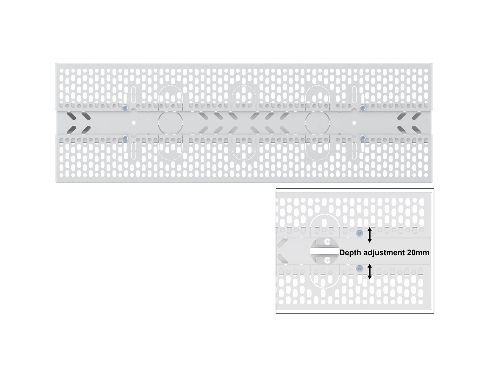 Multibrackets M Pro 55" High Brightness B2B Digital Signage Enclosure – White | 7350105219665 Signage Display Enclosures Multibrackets