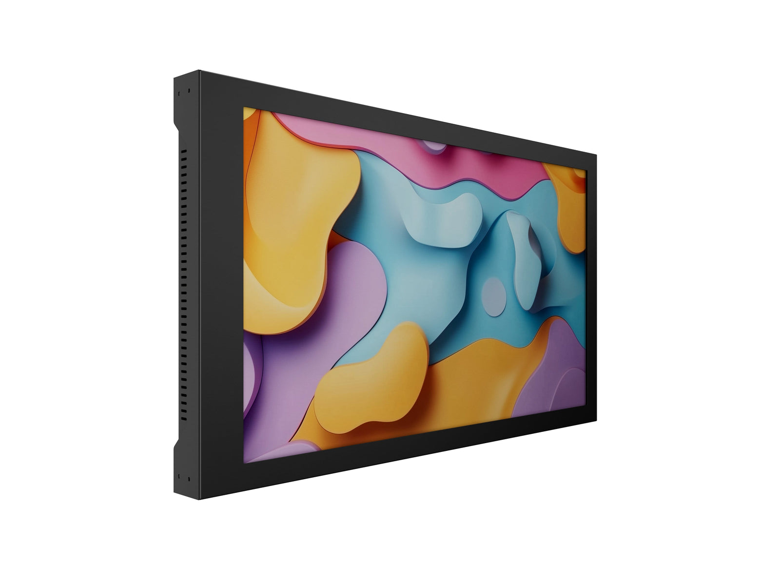 Multibrackets M Pro 55" Indoor Wall Landscape Digital Signage Enclosure – Black | 7350105218071 Signage Display Enclosures Multibrackets