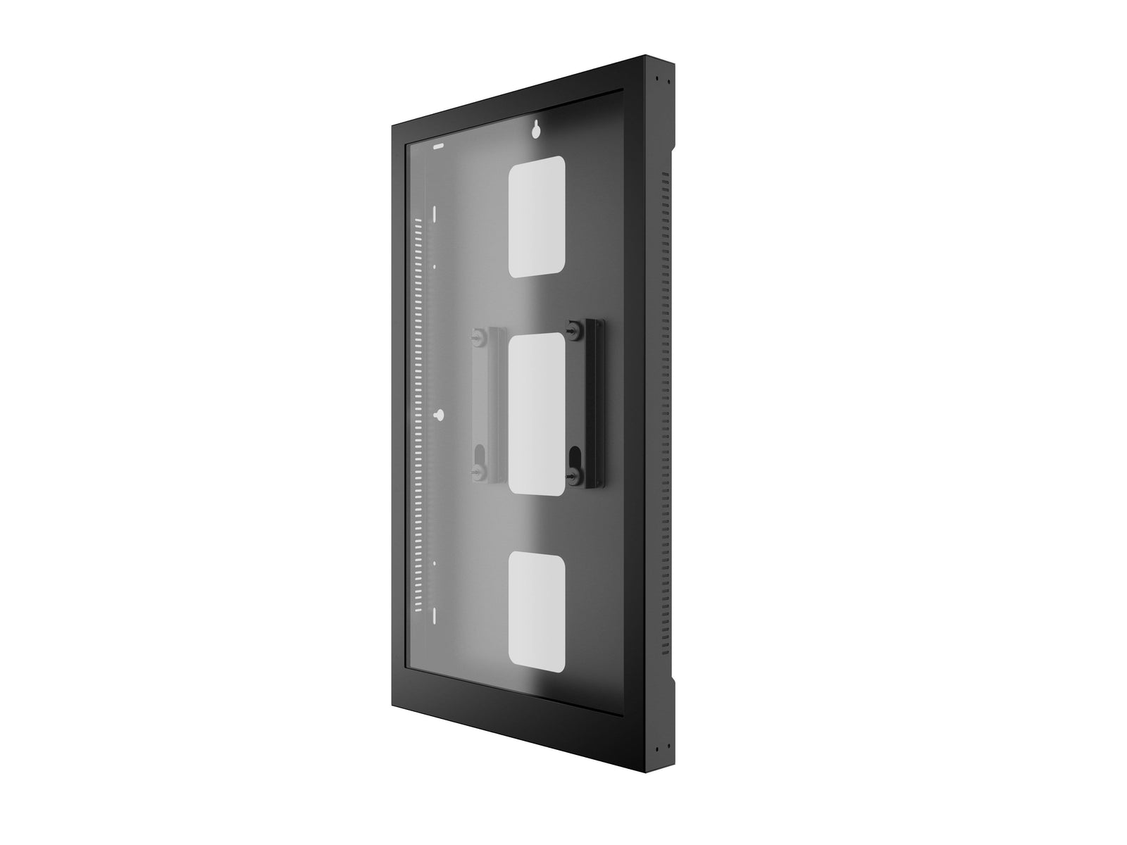 Multibrackets M Pro 55" Indoor Wall Portrait Digital Signage Enclosure – Black | 7350073731619 Signage Display Enclosures Multibrackets