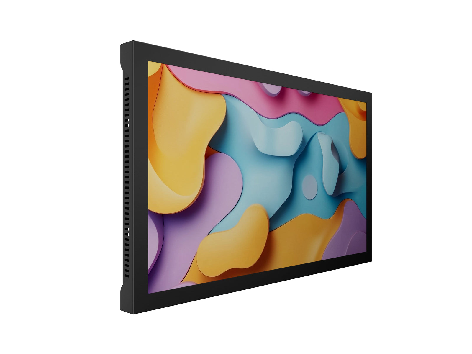 Multibrackets M Pro 65" Indoor Wall Landscape Digital Signage Enclosure – Black | 7350105218088 Signage Display Enclosures Multibrackets