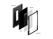 Multibrackets M Pro 65" Indoor Wall Portrait Digital Signage Enclosure – Black | 7350073731626 Signage Display Enclosures Multibrackets