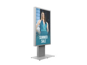 Multibrackets M Pro 75" Digital Signage Kiosk Enclosure – White | 7340234812349 Kiosk Stand Multibrackets