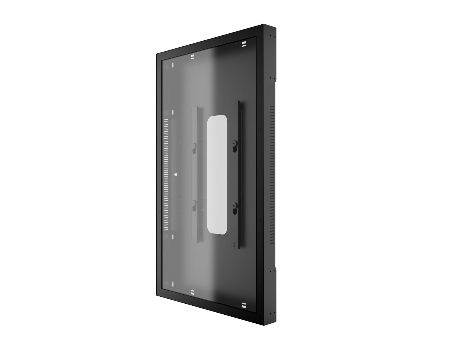 Multibrackets M Pro 75" Indoor Wall Portrait Digital Signage Enclosure – Black | 7350073731633 Signage Display Enclosures Multibrackets