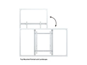 Multibrackets M Pro 75" Large B2B Digital Signage Display Enclosure – White | 7350105219696 Signage Display Enclosures Multibrackets