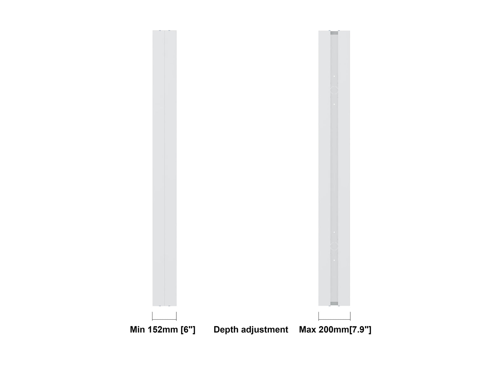 Multibrackets M Pro 75" Large B2B Digital Signage Display Enclosure – White | 7350105219696 Signage Display Enclosures Multibrackets