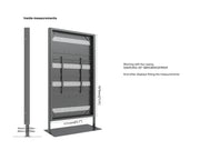 Multibrackets M Pro 85" Digital Signage Totem Enclosure with Floorbase | 7350105219641