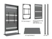 Multibrackets M Pro 85" Digital Signage Totem Enclosure with Floorbase | 7350105219641
