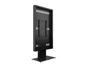 Multibrackets M Pro 86" Digital Signage Kiosk Enclosure – Black | 7340234812370 Kiosk Stand Multibrackets