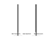 Multibrackets M Pro 98" Digital Signage Totem Enclosure with Floorbase | 7340234810109