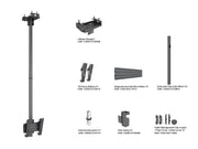 Multibrackets M Pro Ceiling Mount 24–42" VESA 200 – Black | 7340234816903 Ceiling Mount Bracket Multibrackets