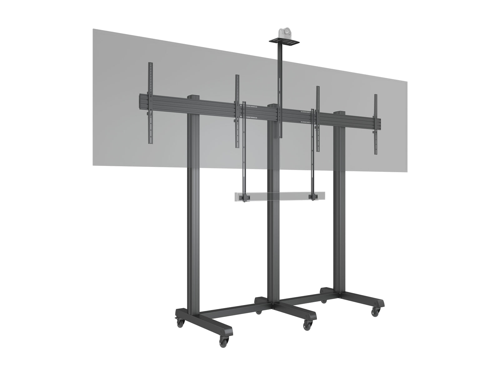 Multibrackets M Pro Collaboration Side by Side Dual Display Floorstand for 32"-75" Screens | 7340234810765 Floor Stand Multibrackets