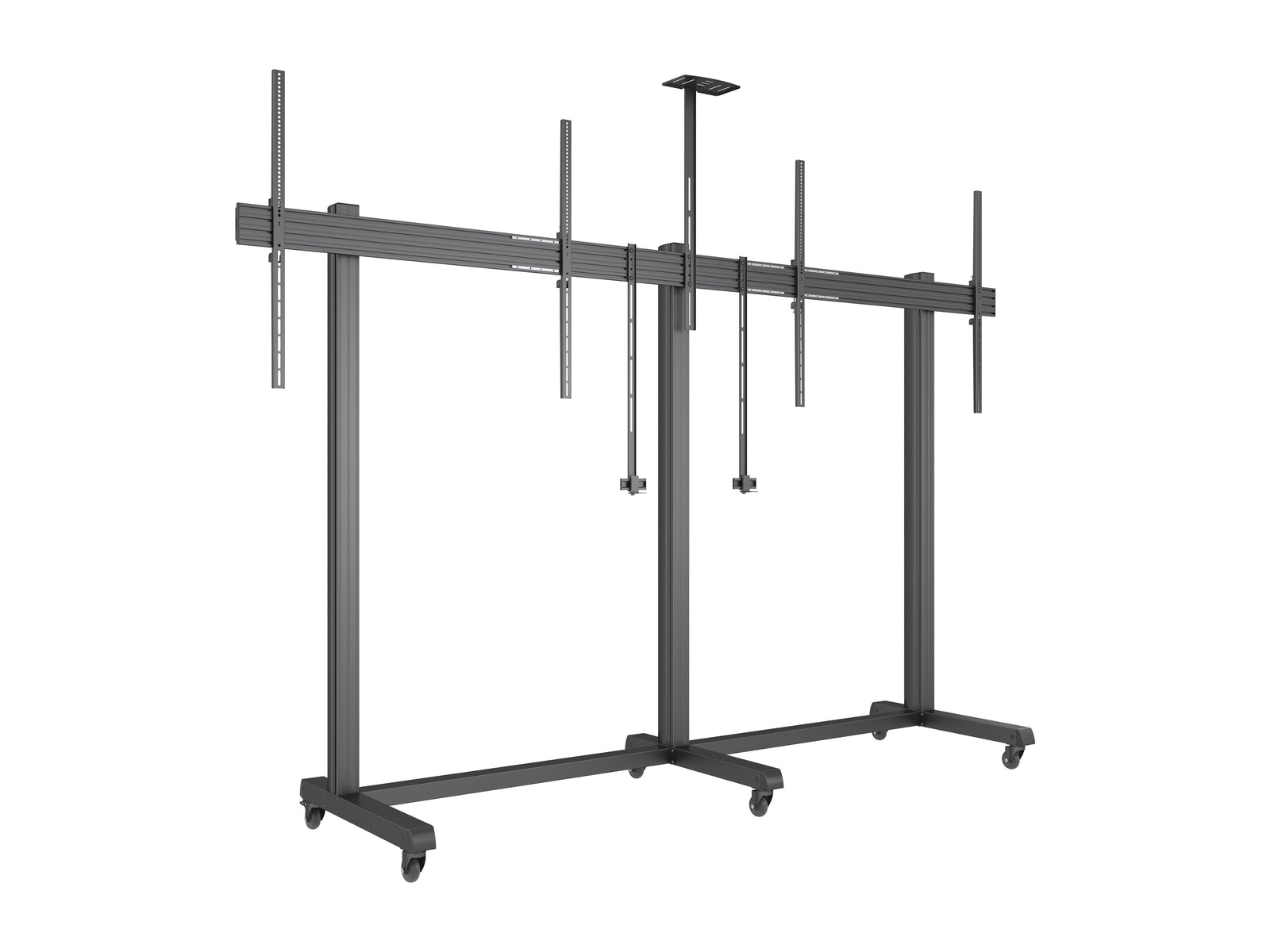 Multibrackets M Pro Collaboration Side by Side Dual Display Floorstand for 75"-90" Screens | 7340234810772 Floor Stand Multibrackets