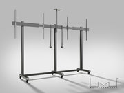 Multibrackets M Pro Collaboration Side by Side Dual Display Floorstand for 75"-90" Screens | 7340234810772 Floor Stand Multibrackets