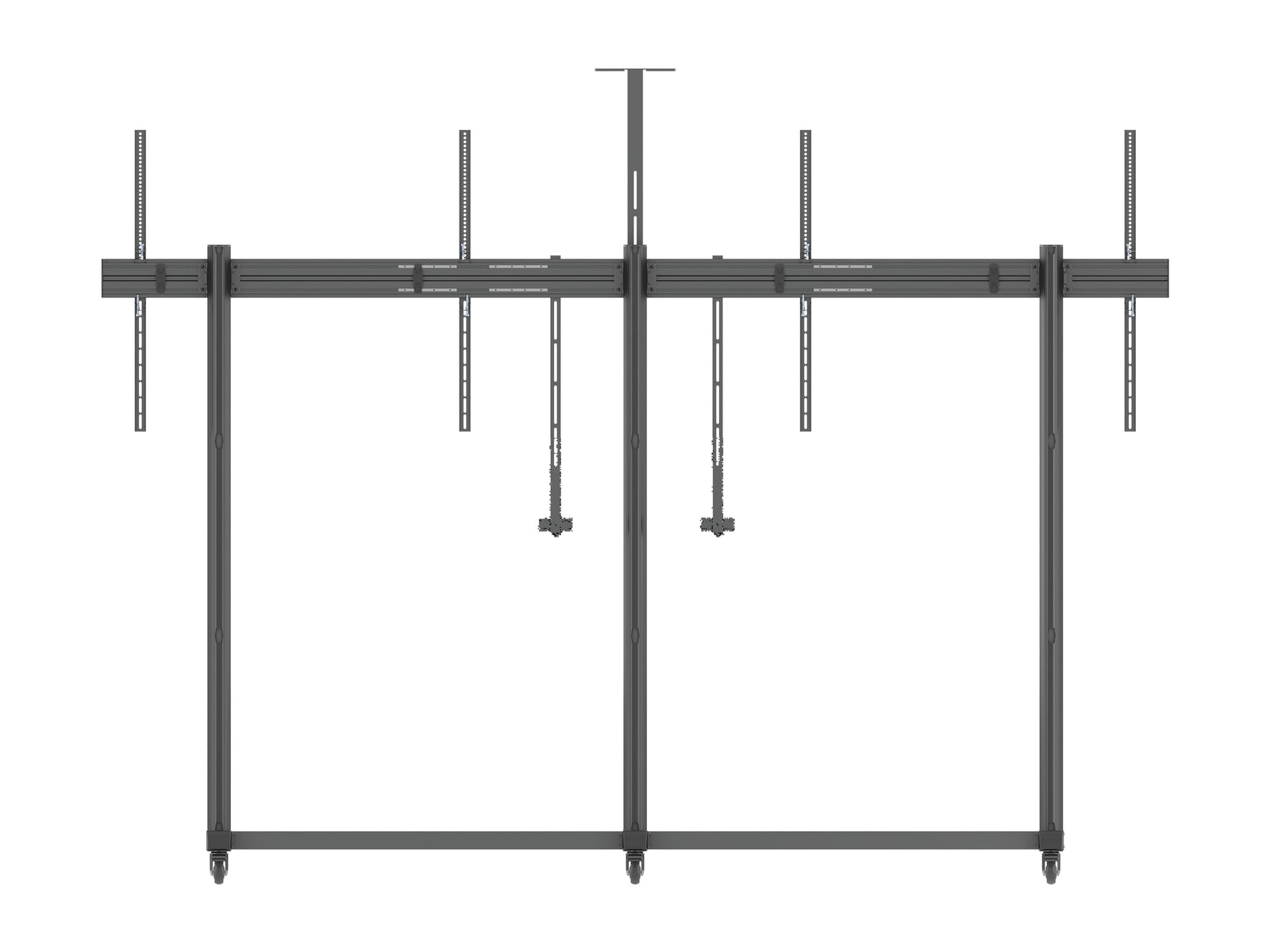Multibrackets M Pro Collaboration Side by Side Dual Display Floorstand for 75"-90" Screens | 7340234810772 Floor Stand Multibrackets