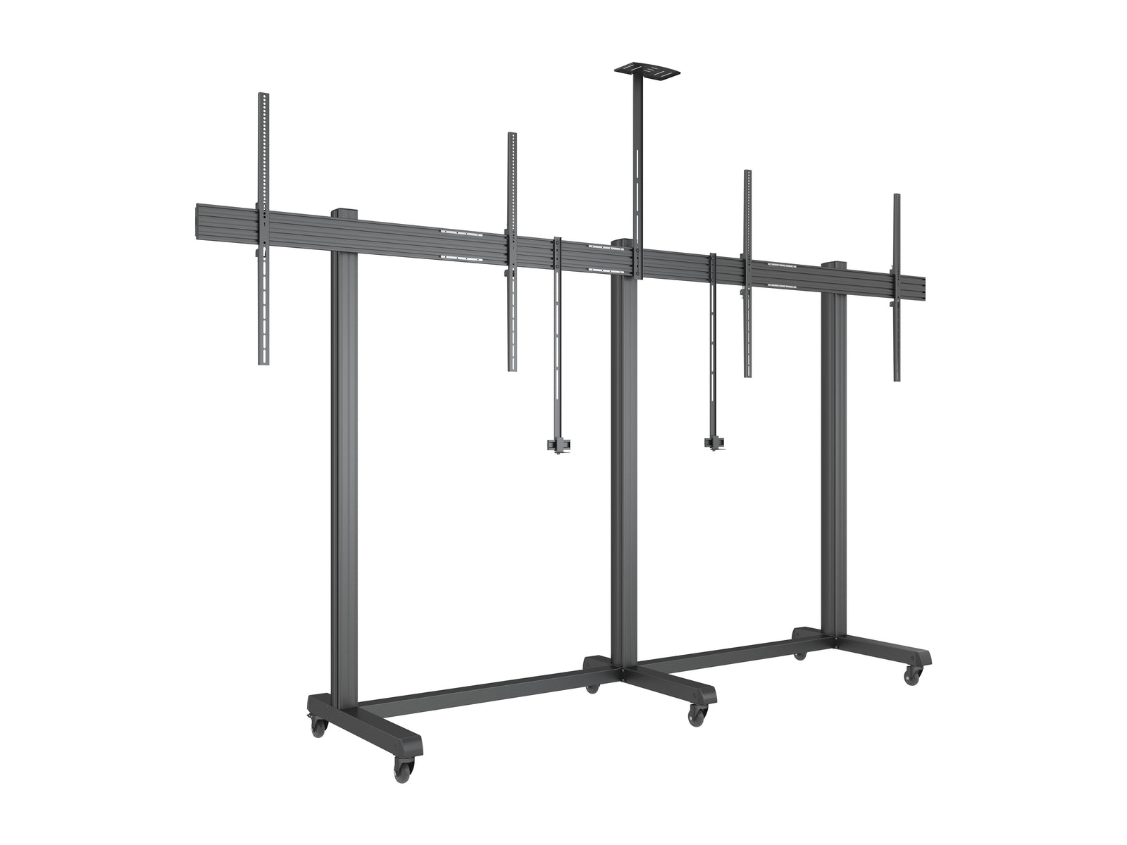 Multibrackets M Pro Collaboration Side by Side Dual Display Floorstand for 85"-100" Screens | 7340234810789 Floor Stand Multibrackets