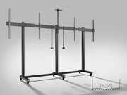 Multibrackets M Pro Collaboration Side by Side Dual Display Floorstand for 85"-100" Screens | 7340234810789 Floor Stand Multibrackets