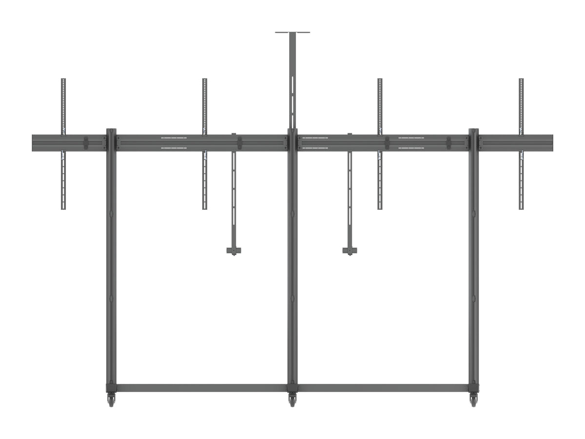Multibrackets M Pro Collaboration Side by Side Dual Display Floorstand for 85"-100" Screens | 7340234810789 Floor Stand Multibrackets