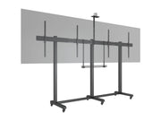 Multibrackets M Pro Collaboration Side by Side Dual Display Floorstand for 85"-100" Screens | 7340234810789 Floor Stand Multibrackets