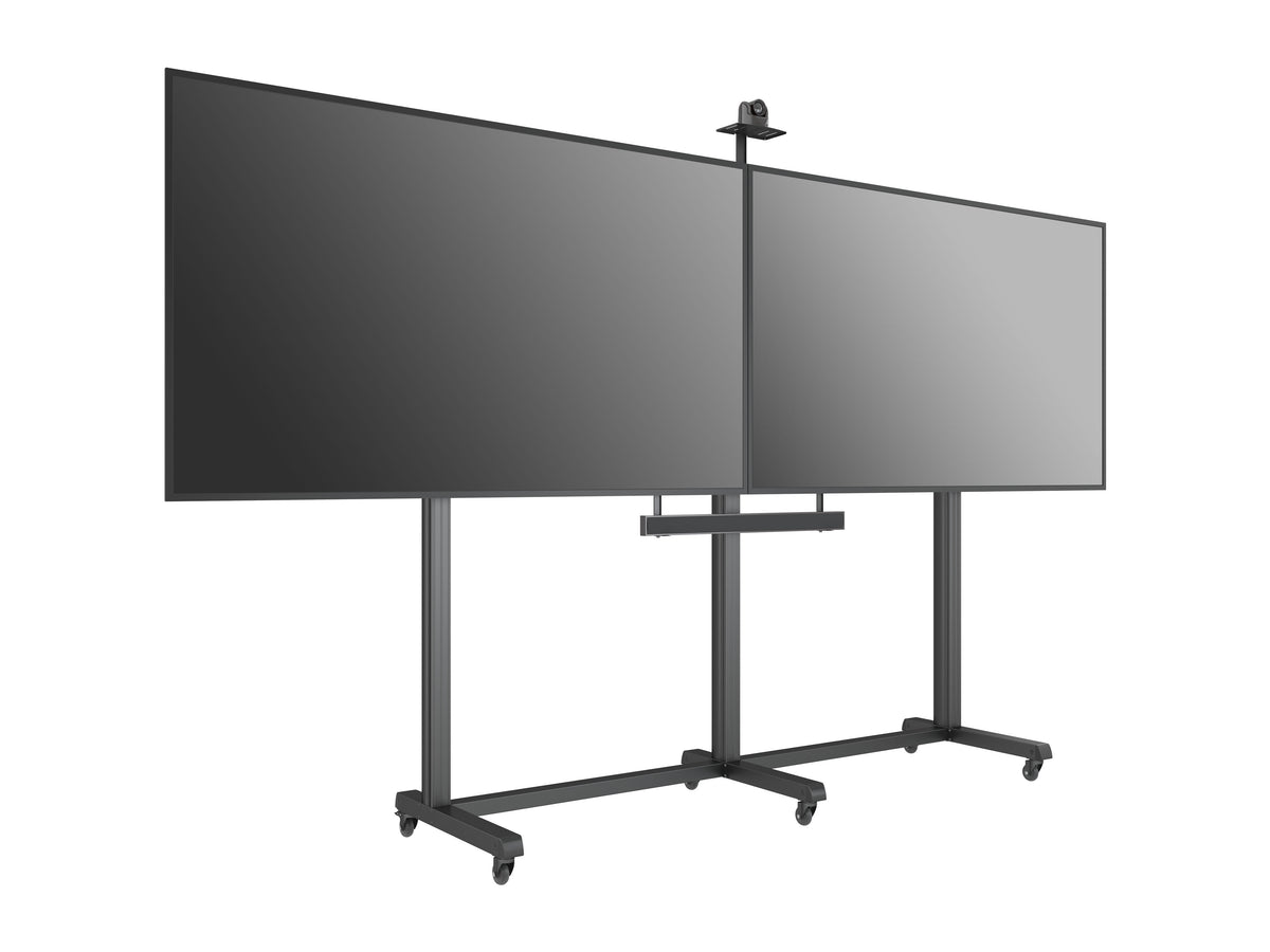 Multibrackets M Pro Collaboration Side by Side Dual Display Floorstand for 85"-100" Screens | 7340234810789 Floor Stand Multibrackets