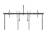 Multibrackets M Pro Collaboration Side by Side Dual Display Mount For 75"-98" Screens | 7340234812325