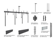 Multibrackets M Pro Collaboration Side by Side Dual Display Mount For 75"-98" Screens | 7340234812325 Wall Mount Bracket Multibrackets