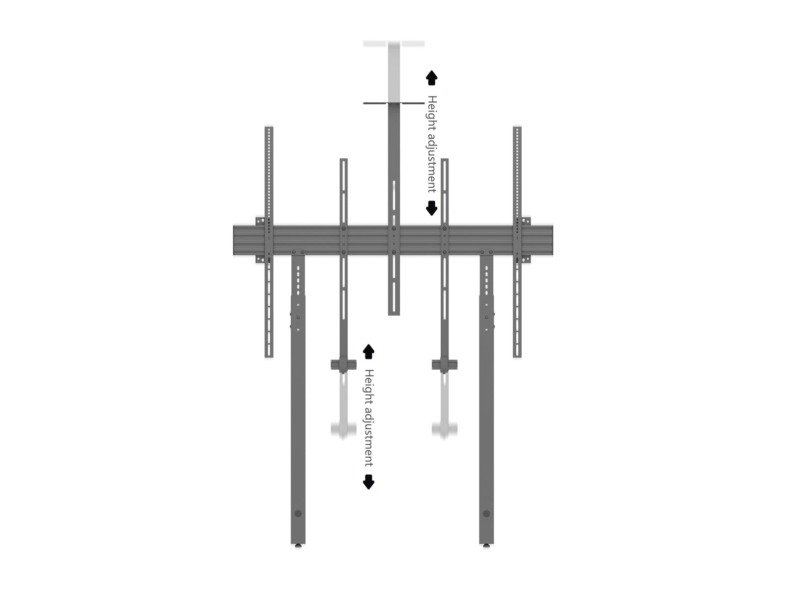 Multibrackets M Pro Collaboration Wall Mount with Floor Support VESA 1200x900 | 7340234810840 Wall Mount Bracket Multibrackets
